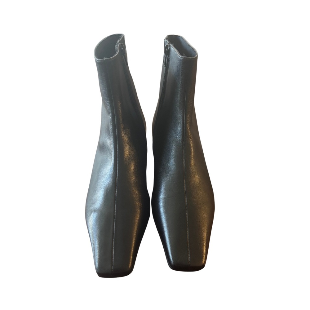 Jeffrey Campbell Ichabod Black Square Toe Ankle Boots Size 9 New